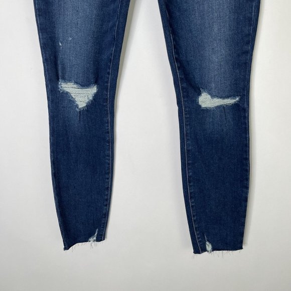 Paige Verdugo Ankle Jeans Womens Size 25 Skinny Dark Wash - Picture 5 of 9